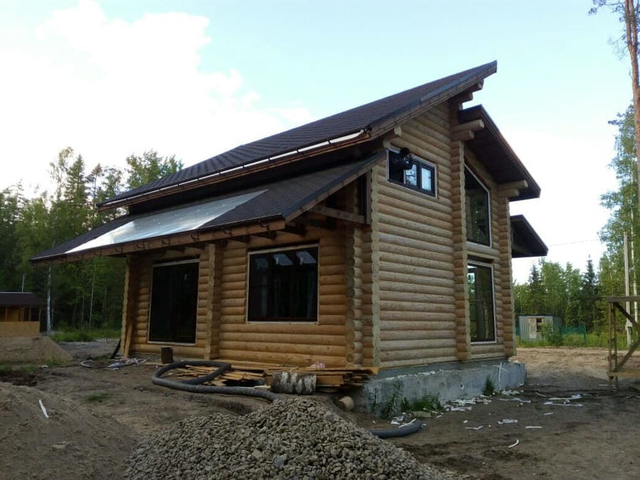 после остекления дачного дома