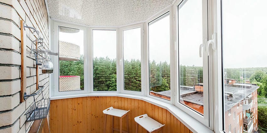 Эркерный балкон: особенности остекления - 1