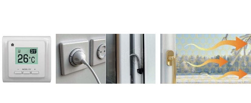 Стеклопакет с подогревом