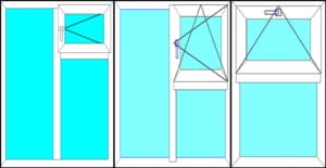 пластиковые окна с форточкой