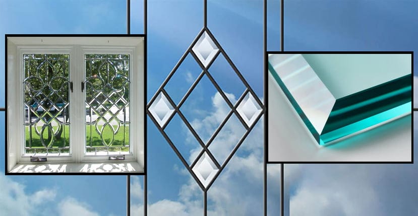 Декор окон фацетом