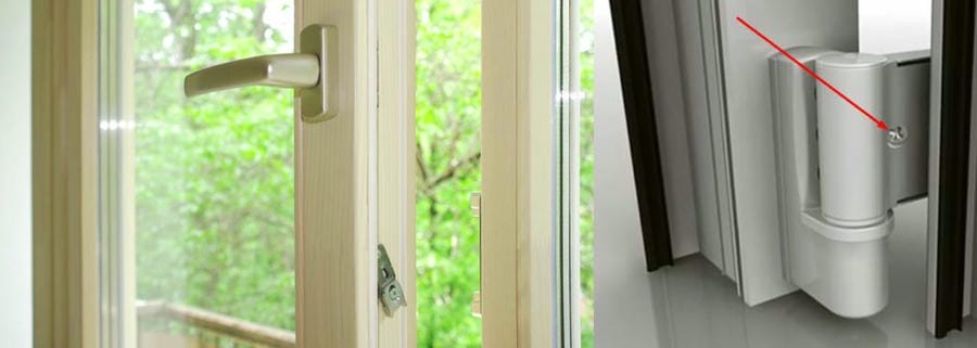 Регулировка пластиковой двери