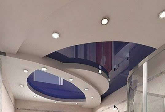 Многоуровневые натяжные потолки