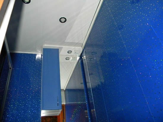 ПВХ потолок на кухне и в коридоре своими руками