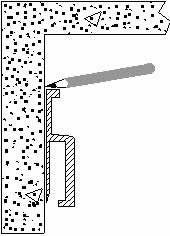 Установка натяжного потолка 3: монтаж крепежного профиля