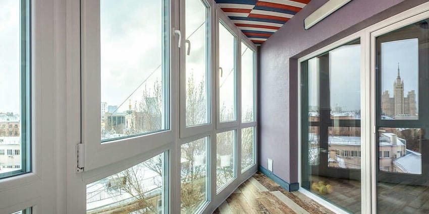 Как утеплить балкон или лоджию с панорамными окнами - 8